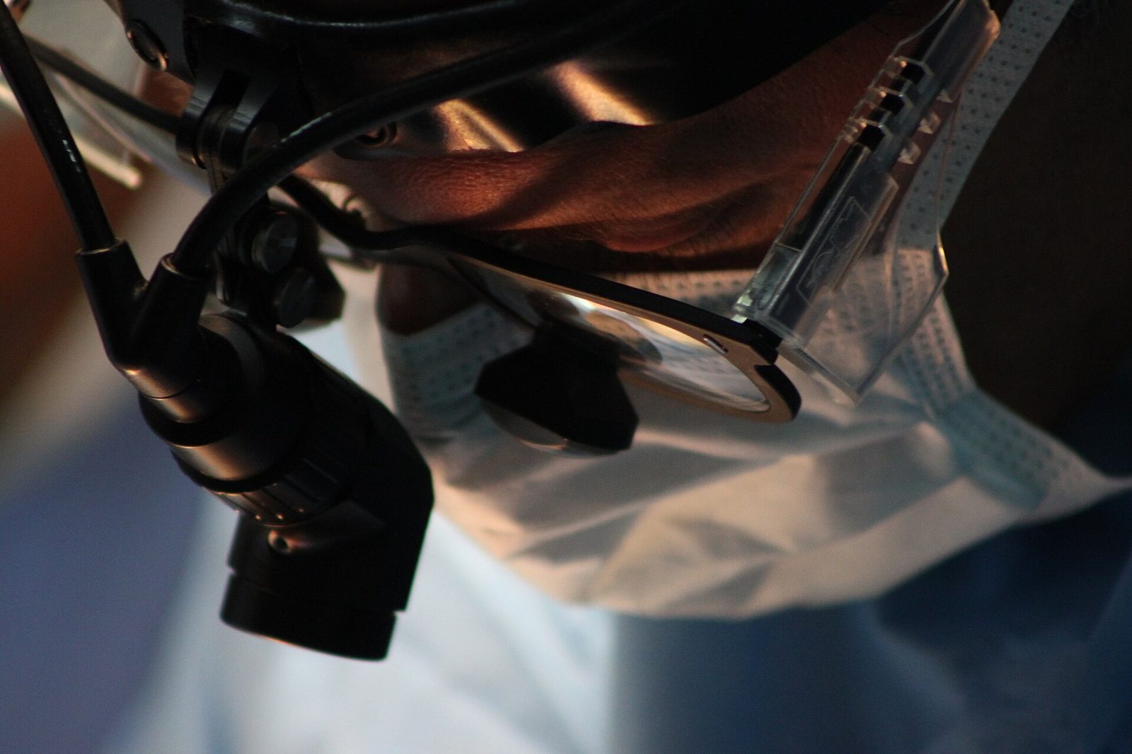 Orthopaedic surgeon operating in a resource-limited hospital in Chad.