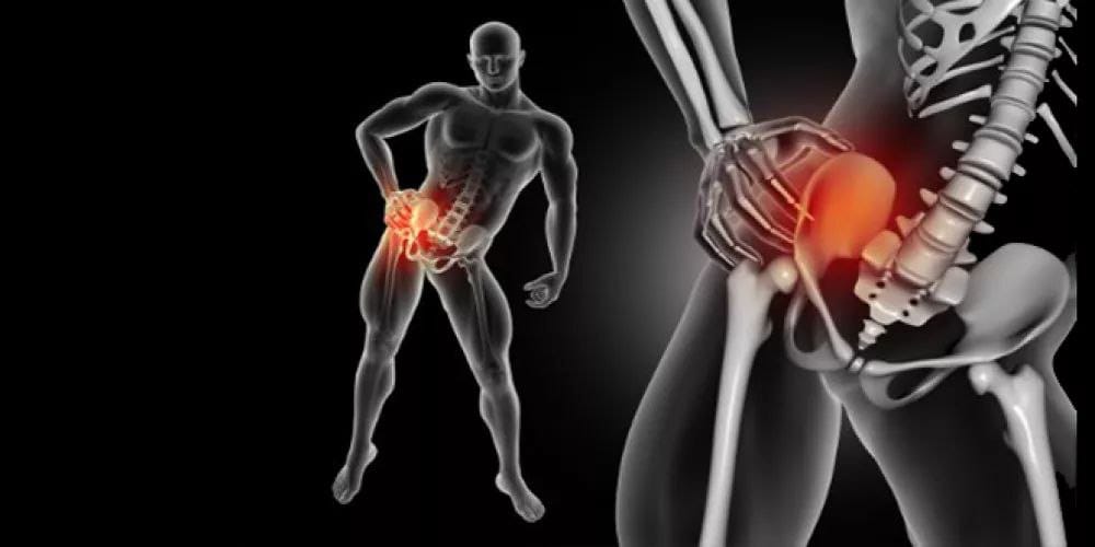 Treatment of bursitis when feeling hip and thigh pain