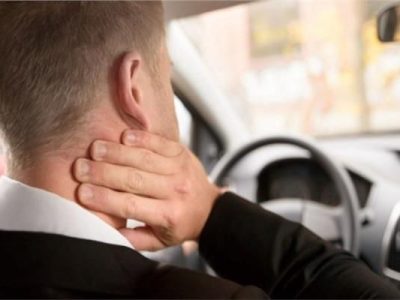 How do I know if my driving position is causing pain?